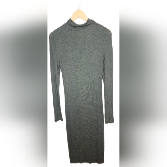 Wilfred Olive Green Jersey Long Sleeve Dress, Maxi,  Med. - Picture 7 of 9